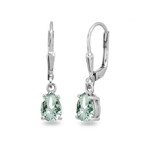 Teardrop 7x5mm pear cut green - teardrop, pear-cut